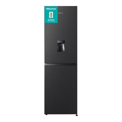Hisense 256 Litre 50/50 Freestading Fridge Freezer - Black