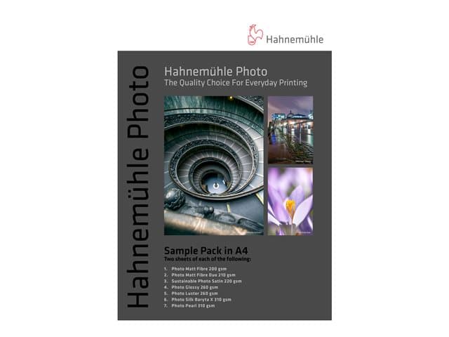 HAHNEMUEHLE - Hahnemühle Photo Sample Pack - photo paper - 14 sheet(s) - A4