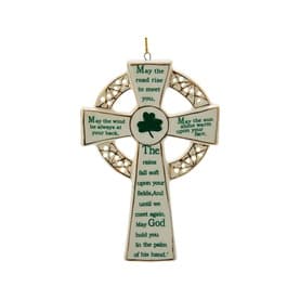 Irish Cross Tree Decoration 5.12in