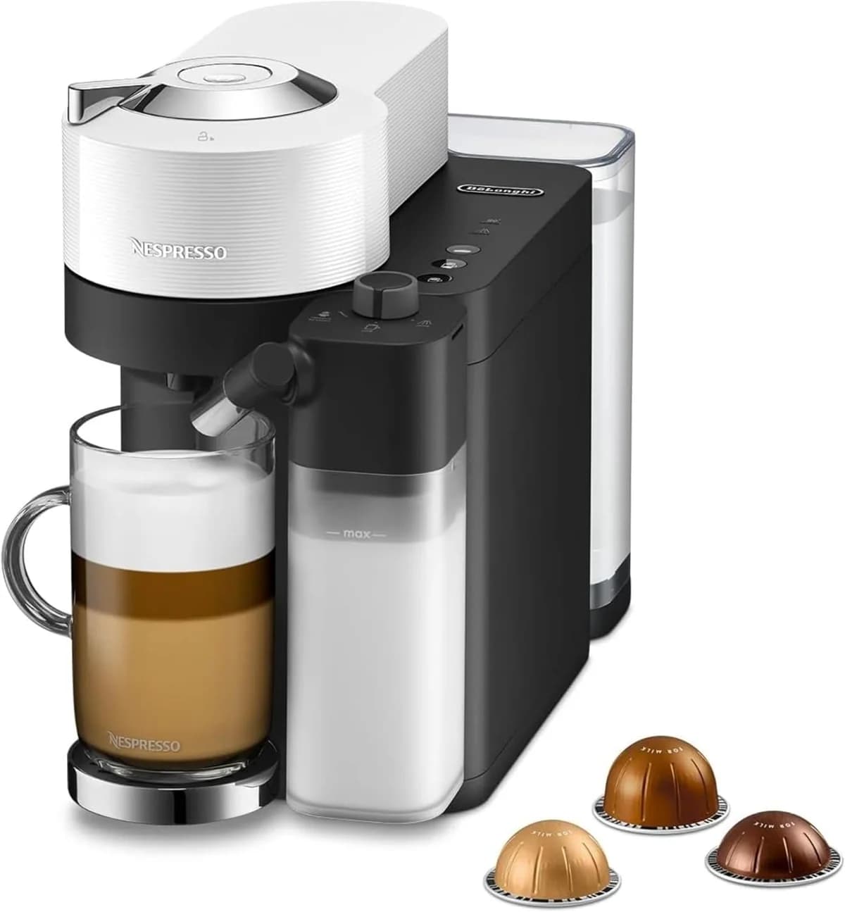 De’Longhi Nespresso Vertuo Lattissima Coffee Machine, White