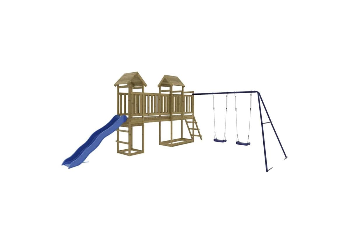 Vidaxl Outdoor Playset Impregnated Wood Pine