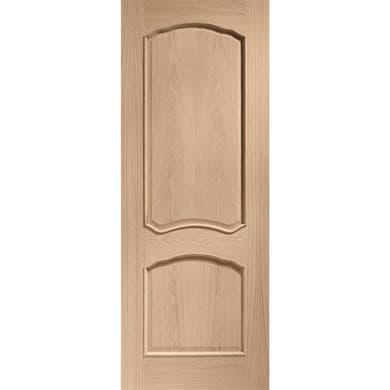 Internal Oak 2-Panel Door - Unfinished - Louis - XL Joinery