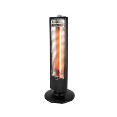 Warmlite WL42013 1KW Carbon Heater with Oscillation - Black