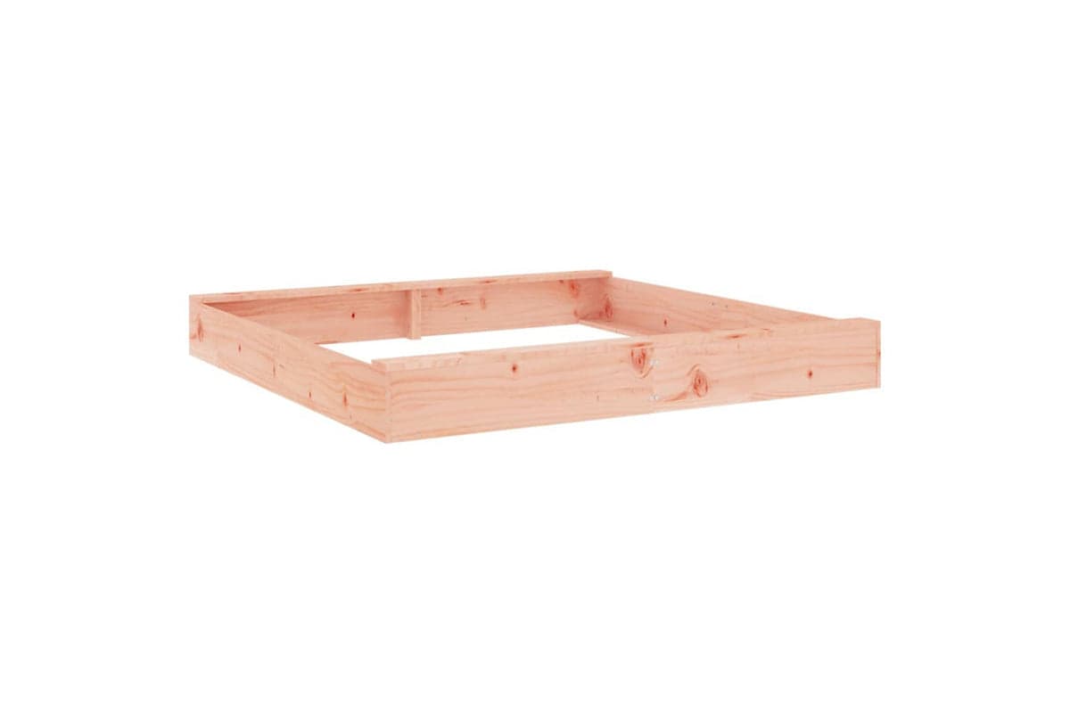 vidaXL 825042 Sandbox With Seats Square Solid Wood Douglas