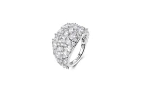 Rosato Gemma Silver Ring - Stylish Fashionable Women's Jewellery
