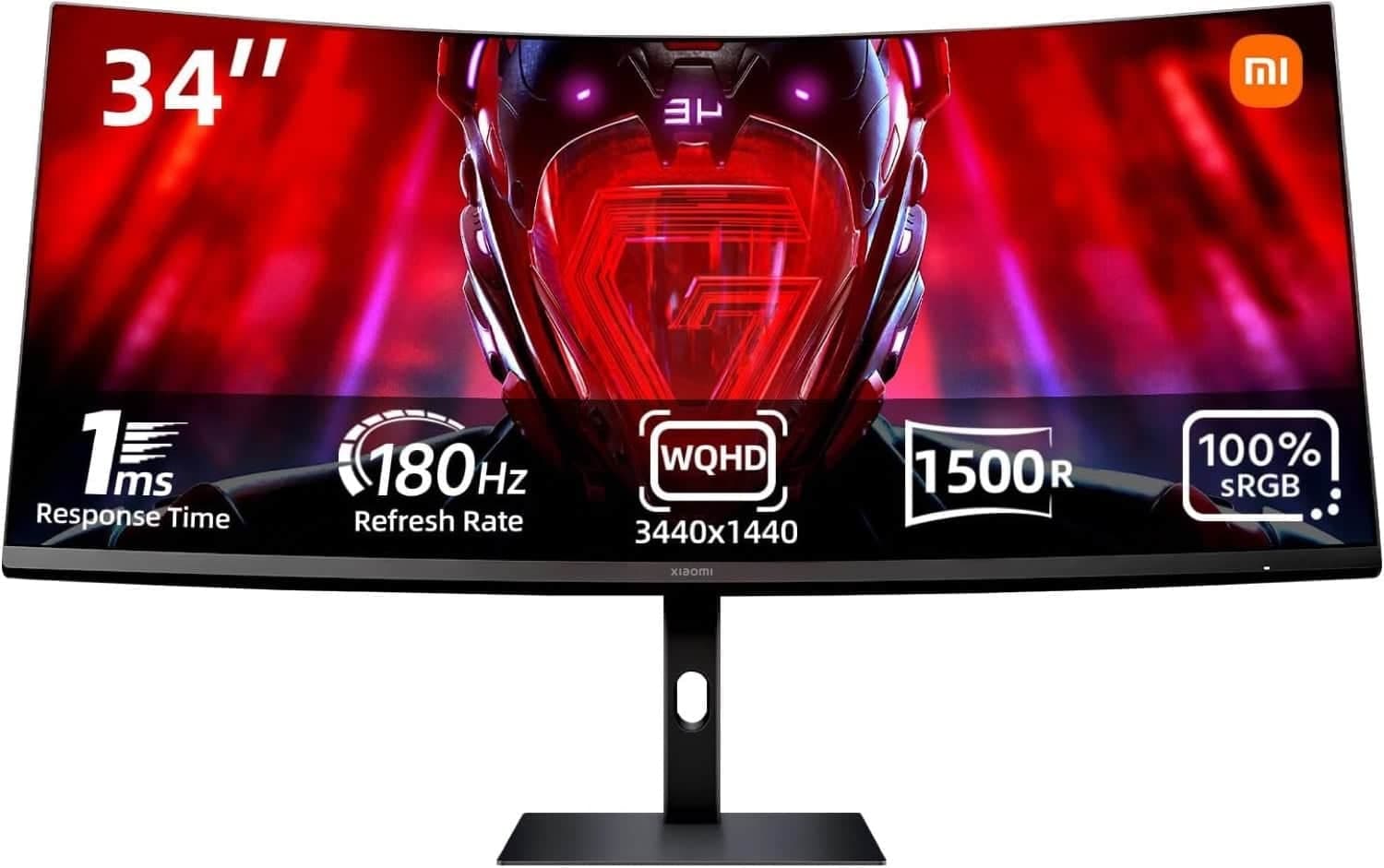 Xiaomi G34WQi Ultrawide 34 Inch QHD 180Hz Gaming Monitor | Black