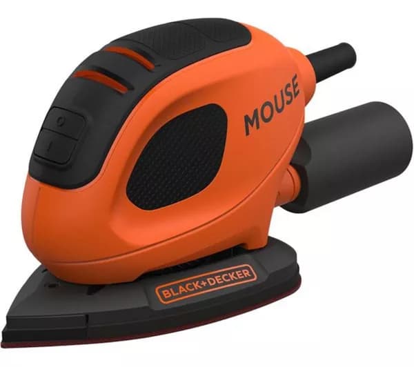 BLACK + DECKER BEW230-GB 55 W Mouse Sander - Orange & Black