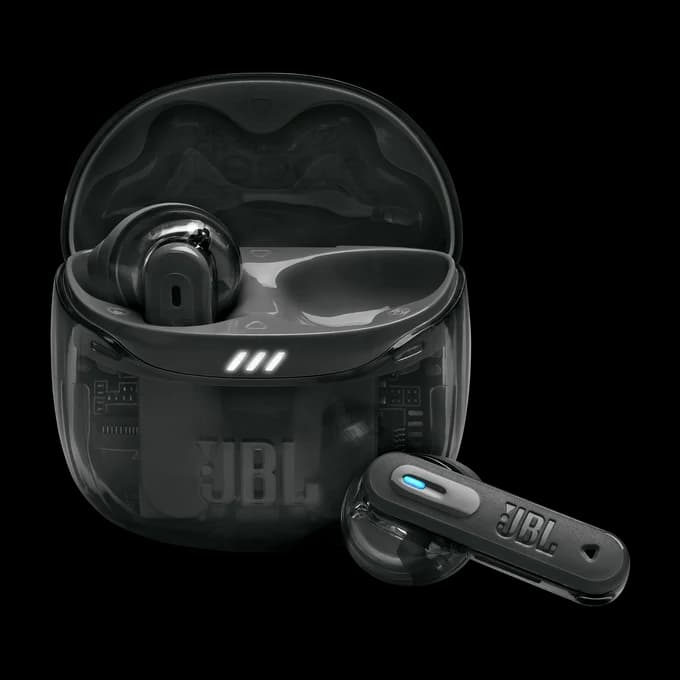 JBL Tune Flex 2 Ghost Edition True Wireless Noise-Cancelling Open-Stick Earbuds | JBLTFLEX2GBLK