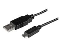STARTECH.COM - StarTech 1m Mobile Charge Sync USB to Slim Micro USB Cable M/M - USB cable - Micro-USB Type B to USB - 1 m