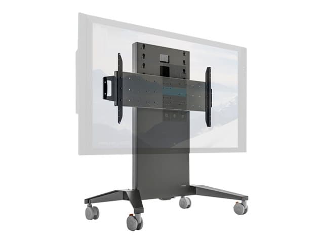 SALAMANDER - Cart - for interactive flat panel / LCD display - welded steel - grey, graphite - screen size: 60"-90"