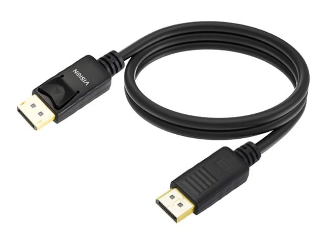 VISION - DisplayPort cable - DisplayPort (M) to DisplayPort (M) - DisplayPort 1.4 - 2 m - 8K60Hz support - black