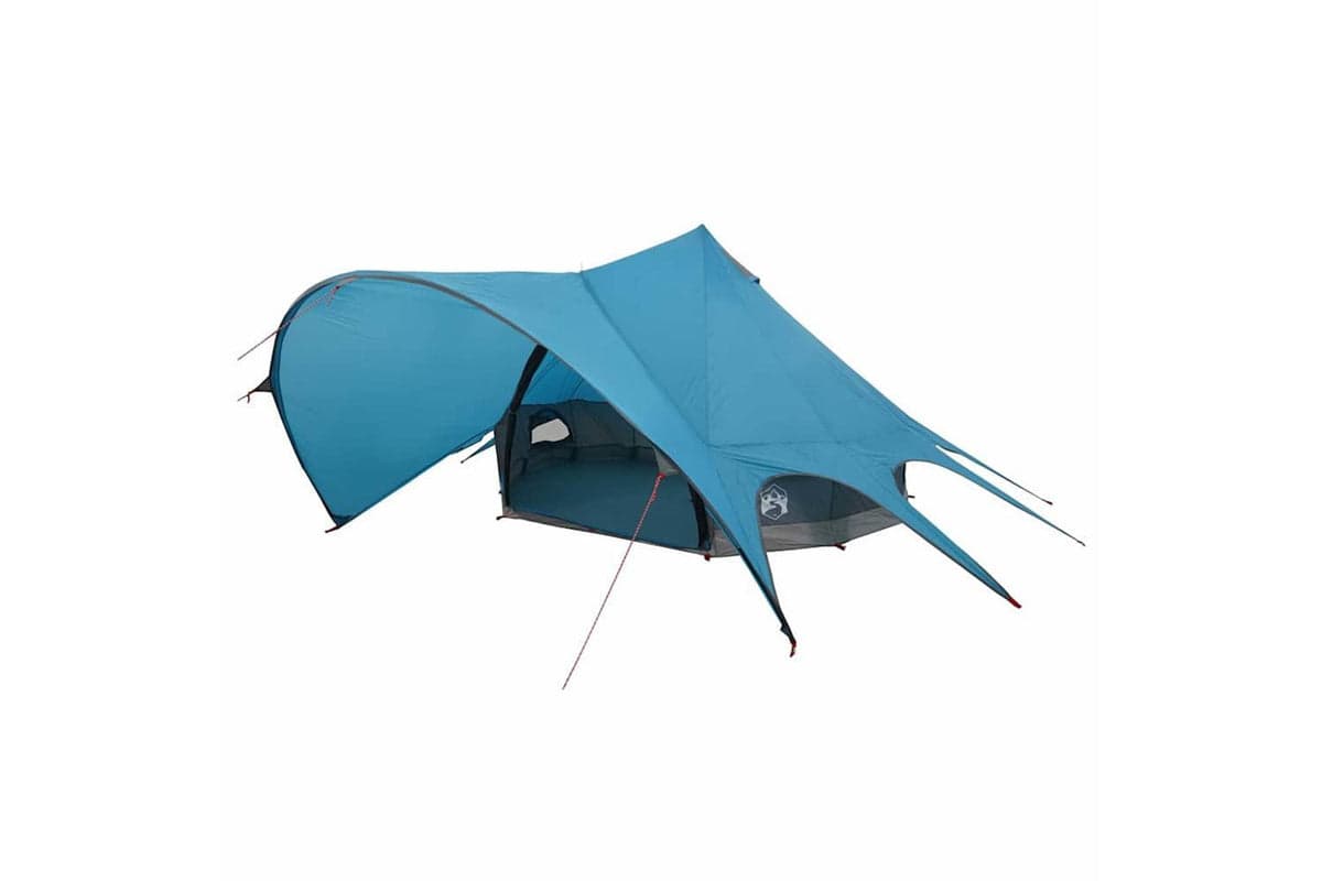 Vidaxl Teepee Tent With Roof Blue And Grey 312 X 312 X 197 Cm