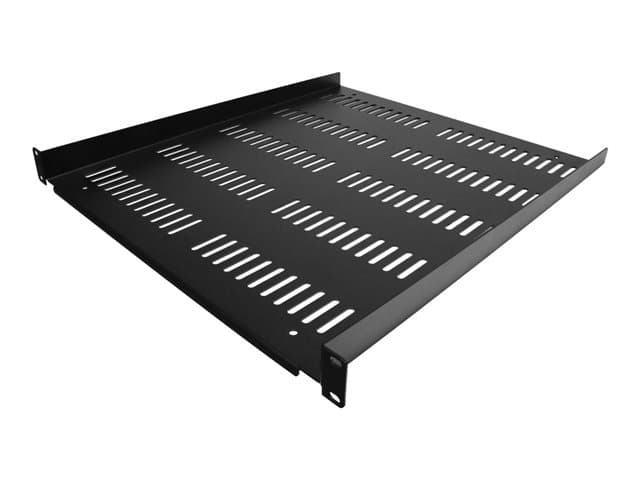 STARTECH.COM - Startech 1U Vented Server Rack Cabinet Shelf, 20in Deep Fixed Cantilever Tray, Rackmount Shelf for 19" AV/Data/Network Equipment Enclosure w/ Cage Nuts & Screws, 55lbs Weight Capacity - 1U Network Rack Shelf - rack shelf - 1U