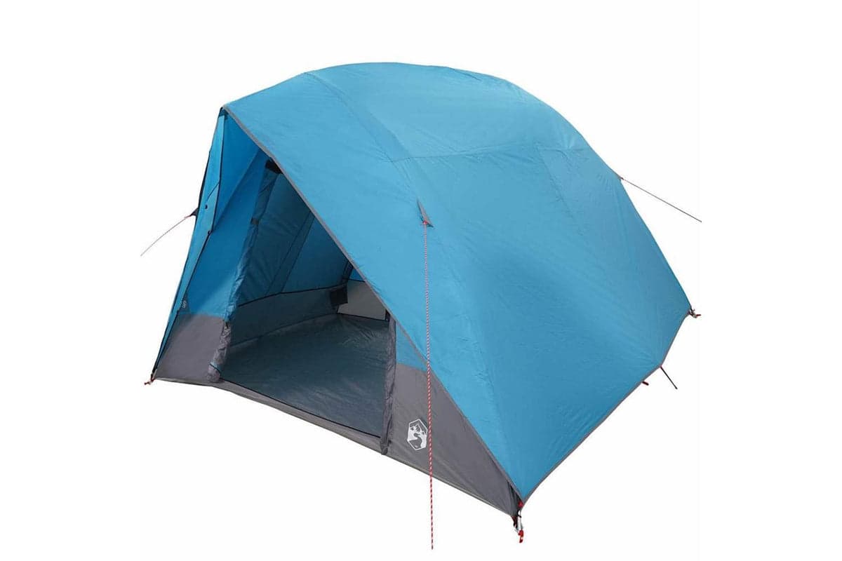 Vidaxl Camping Tent With Roof Blue 275 X 230 X 140 Cm Taffeta