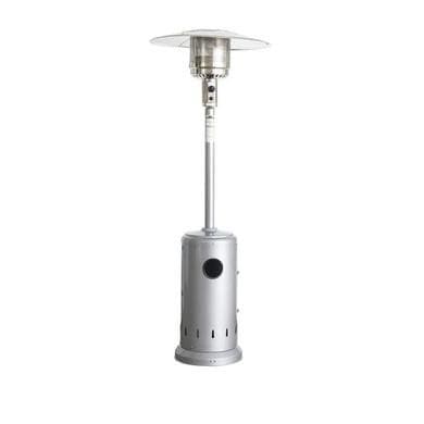 electriQ Mushroom Gas Patio Heater - Stainless Steel