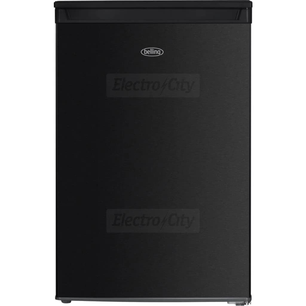 Belling 58cm Under Counter Fridge | Black Steel