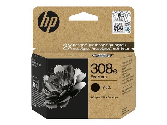 HP - 308e EvoMore - black - original - ink cartridge