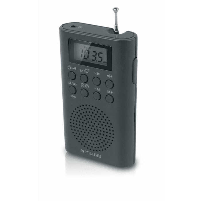 Muse M03R, Pocket Radio, Black