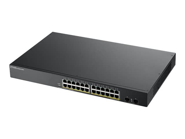 ZYXEL - GS1900-24HPv2 - Switch - smart - 24 x 10/100/1000 (PoE) + 2 x 10/100/1000 - rack-mountable, wall-mountable - PoE (170 W)