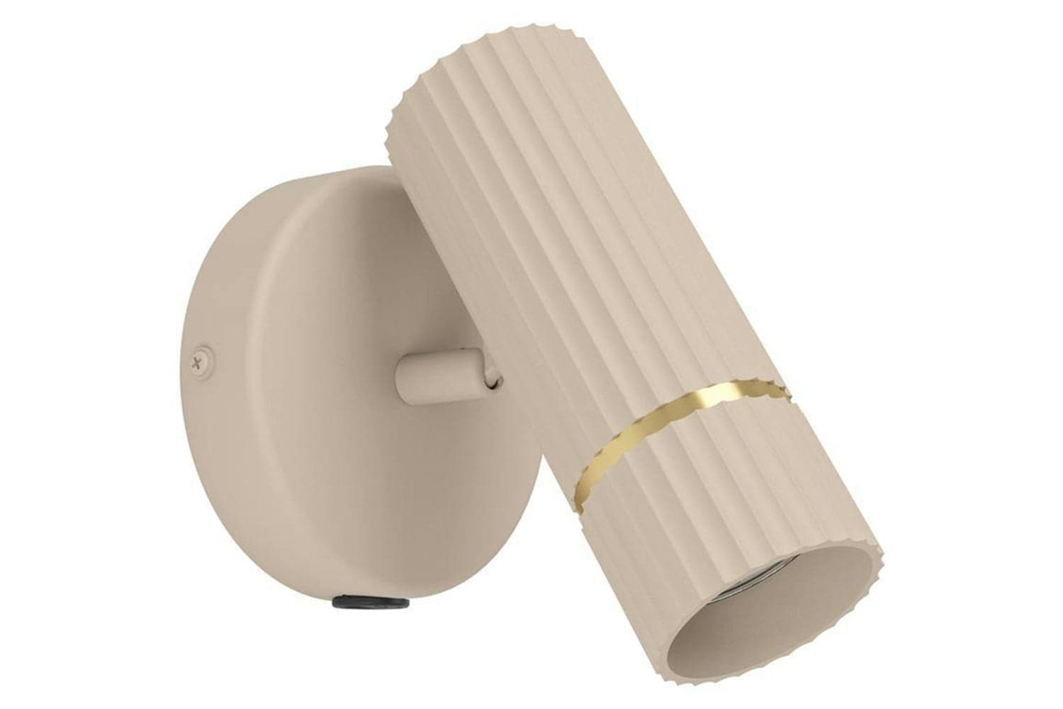 Eglo | Caminia Steel Monochrome Wall Spotlight | Sandy