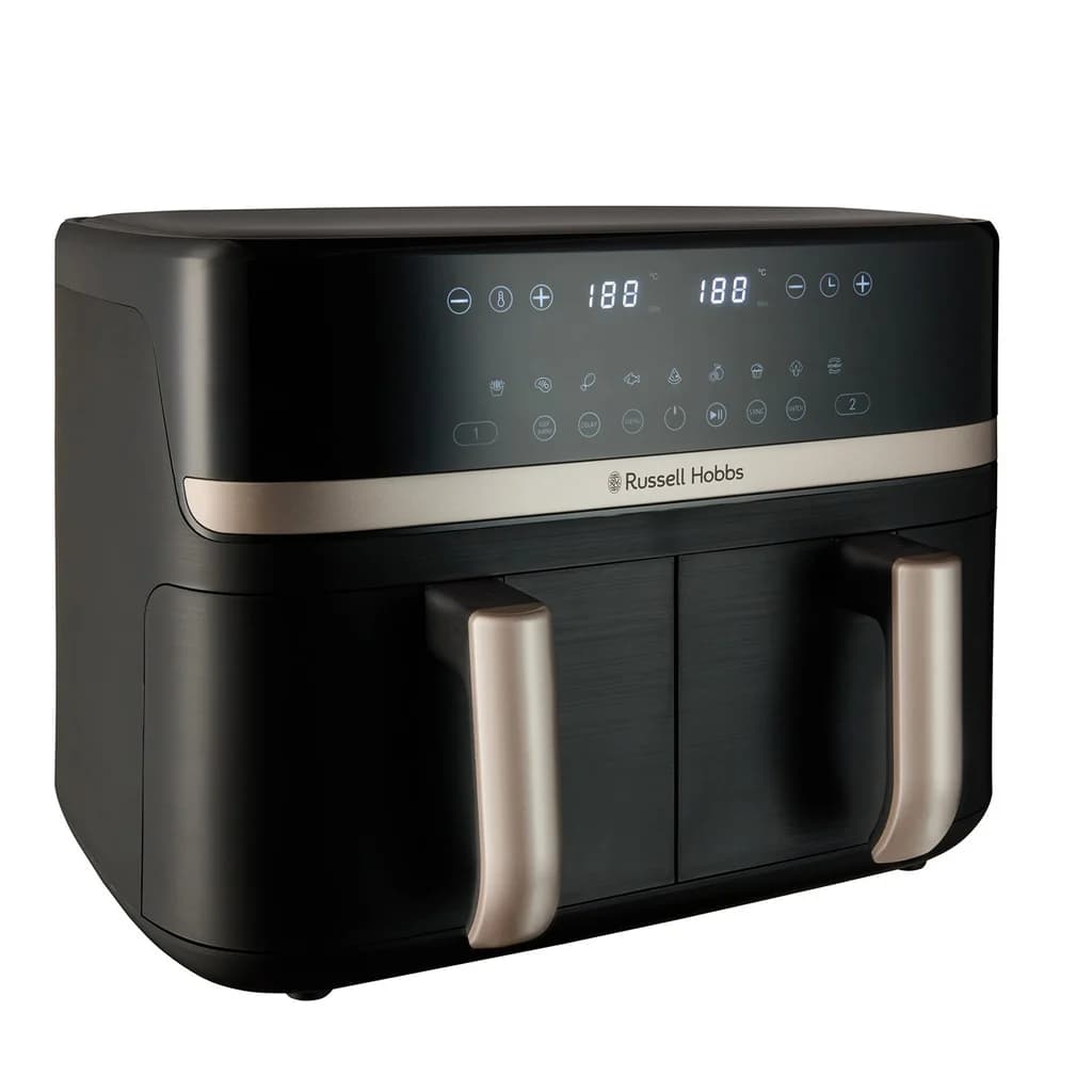 Russell Hobbs Satisfry 9L Dual Basket Air Fryer - Black | 27680