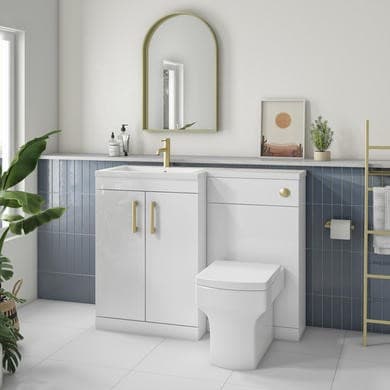 Ashford 1100mm Toilet and Sink Unit