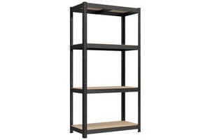 4-tier Shelving Unit | Steel Shelving Unit For Storage | 40 X 80 X 160 Cm