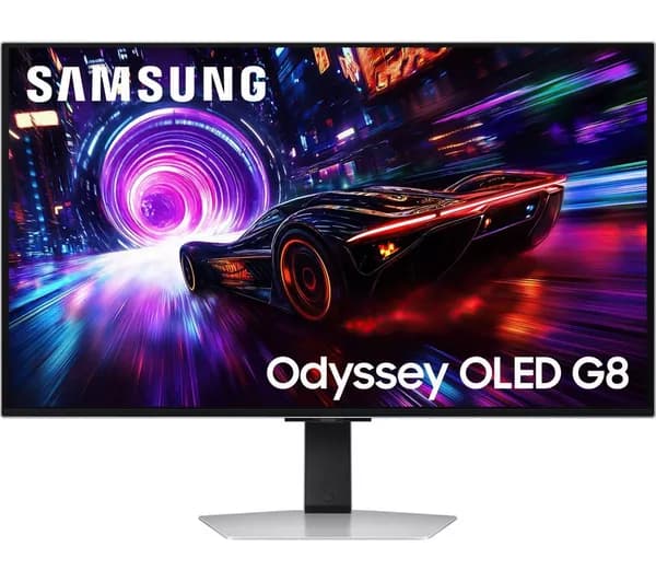 SAMSUNG Odyssey G8 LS32FG810SUXXU 4K Ultra HD 32" QD-OLED Gaming Monitor - Silver