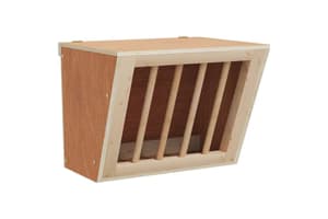 vidaXL 172423 Rabbit Hay Feeder 25x18.5x20.5cm Solid Wood Fir