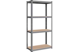 Songmics Shelving Unit | Garage Shelving | Steel & Mdf | 40 X 80 X 160 Cm