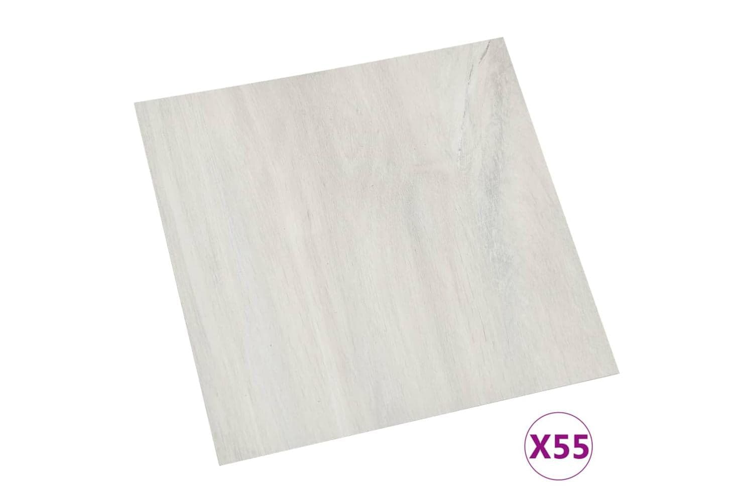 Vidaxl Self-adhesive Flooring Planks 55 Pcs Pvc 5.11 Sq M Cream