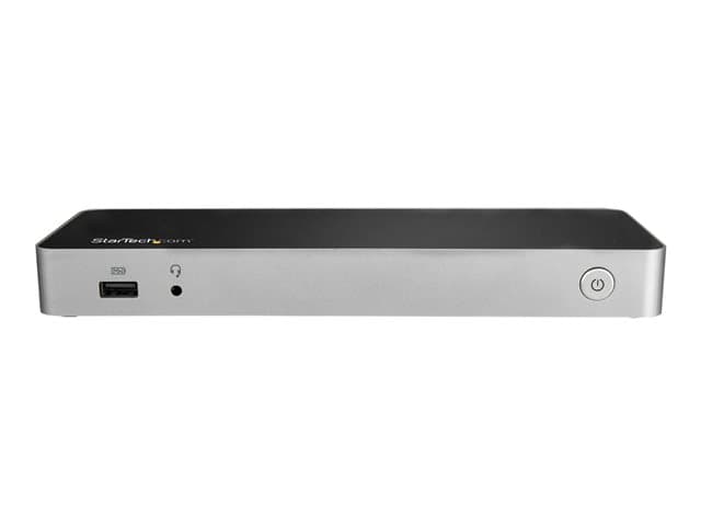 STARTECH.COM - Startech USB C Dock, Dual Monitor HDMI & DisplayPort 4K 30Hz, USB Type-C Laptop Docking Station 60W Power Delivery (PD), SD, 4-port USB-A 3.0 Hub, GbE, Audio, Thunderbolt 3 Compatible - USB 3.1 Gen 1 Dock (DK30CHDPPDUE)