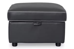 Alec Storage Footstool | Charcoal