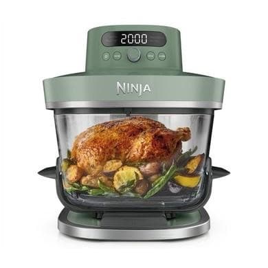 Ninja AS090UKGN CRISPi PRO 5-in-1 Glass Air Fryer – Moss Green  XL Healthy Air Fry Bake Roast & Crisp Cooking System