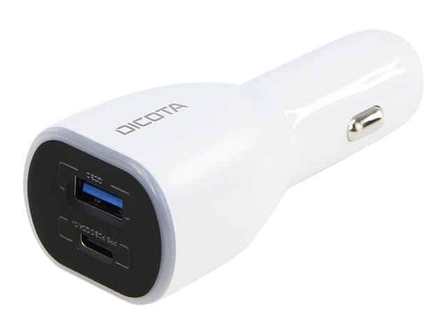 DICOTA - Universal PRO car power adapter - USB Type A, USB-C - 100 watt