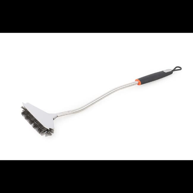 Sahara Long Handle BBQ Grill Brush & Scraper | AC-LBRUSHIR