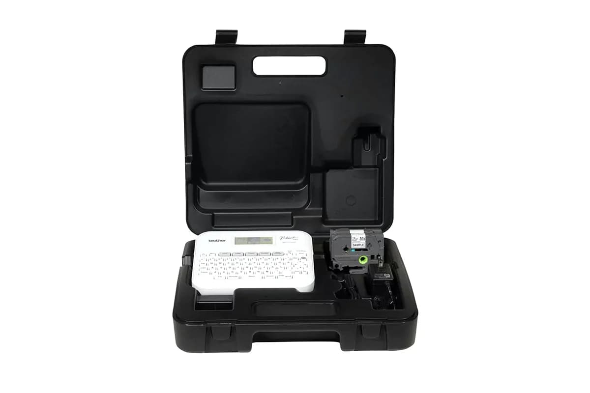 Brother PTD410VP Advanced Connected Label Maker with Carry Case | White