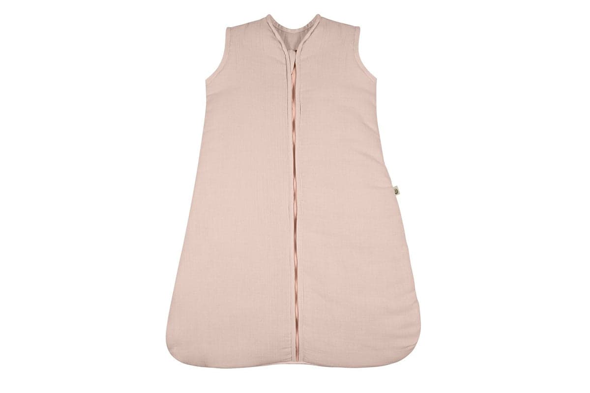 Maia Muslin Sleeveless Sleeping Bag 25 Tog - Soft White