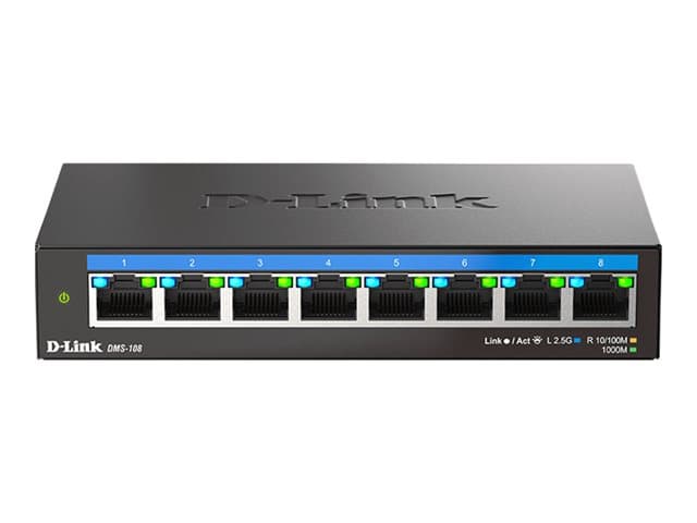 D-LINK - DMS-108 - switch - 8 ports - unmanaged