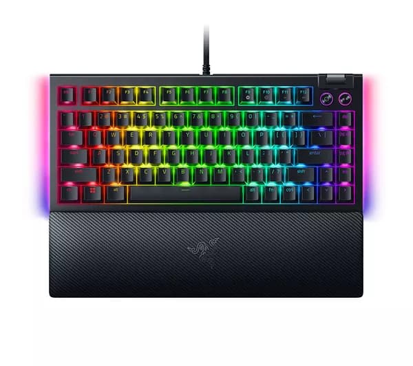 RAZER BlackWidow V4 75% Mechanical Gaming Keyboard - Black