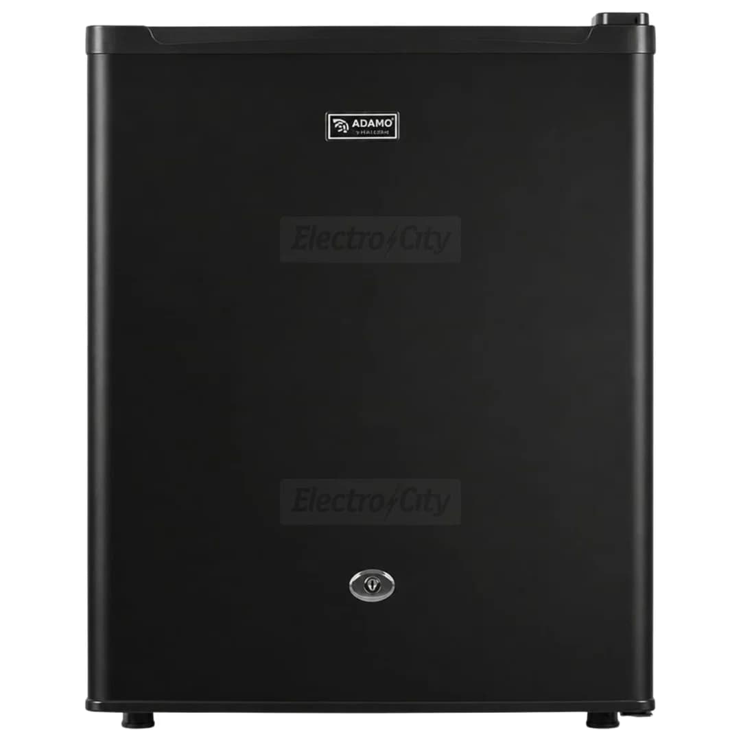 Adamo 46 Litre Tabletop Fridge with Lock | Black
