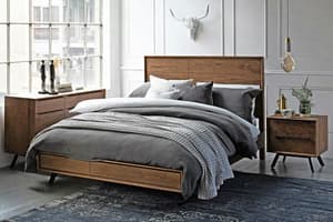 Hamilton Bed Frame | Super King | 6ft | Aged Oak Veneer