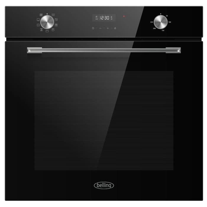 Belling BI69MFBLK, 72L, Multifunction Single Oven W/Grill, Black