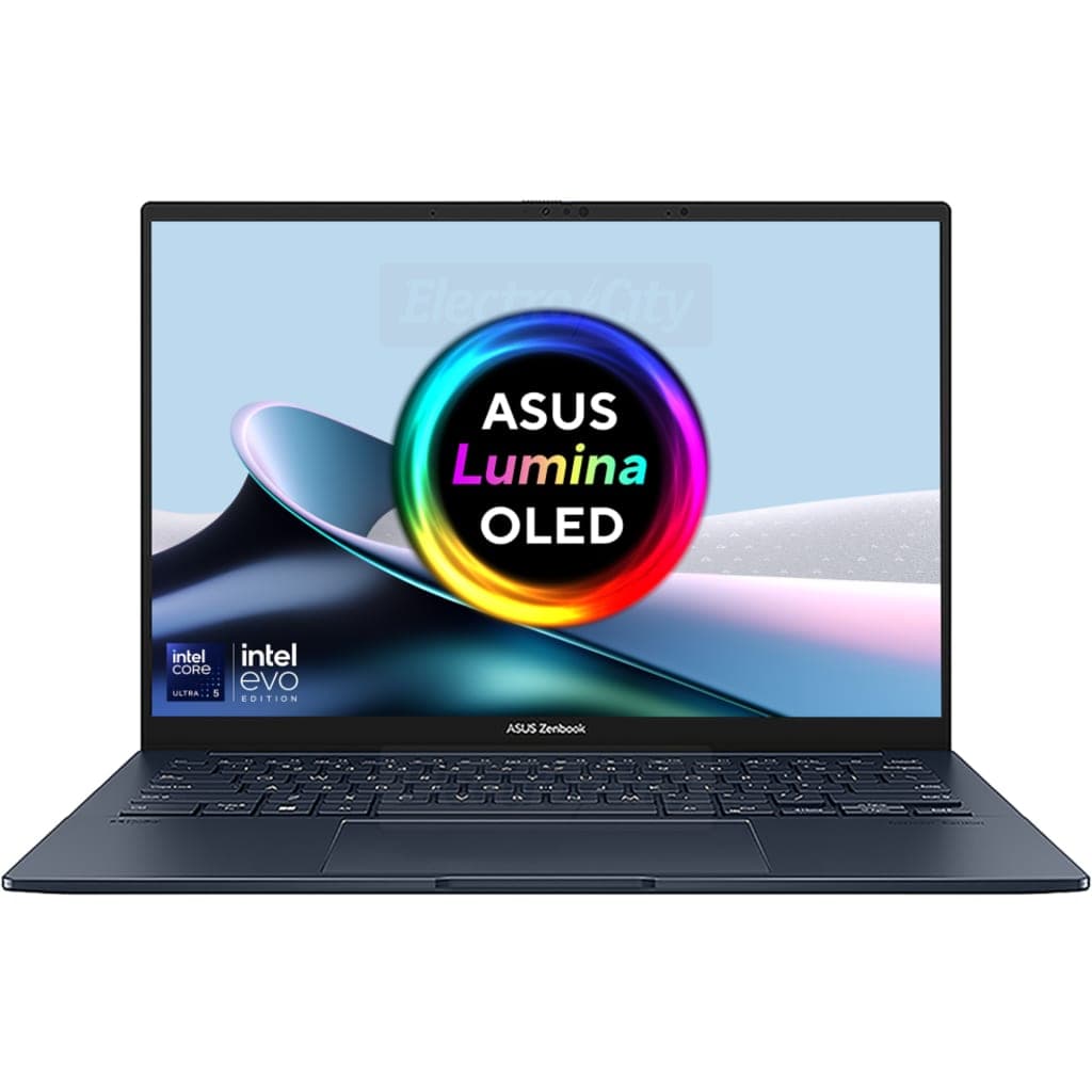 ASUS Zenbook 14 Inch HD+ Touchscreen OLED Laptop | Intel Core Ultra 5, 16GB RAM, 512GB SSD | Ponder Blue