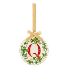 Enamel Letter Q Decoration