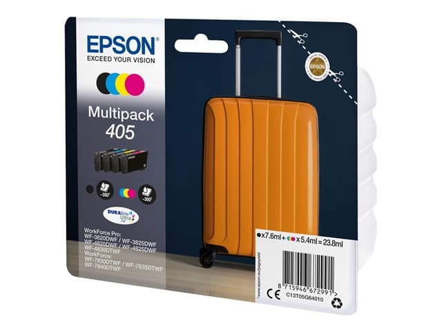 EPSON - 405 - 4-pack - black, yellow, cyan, magenta - original - ink cartridge
