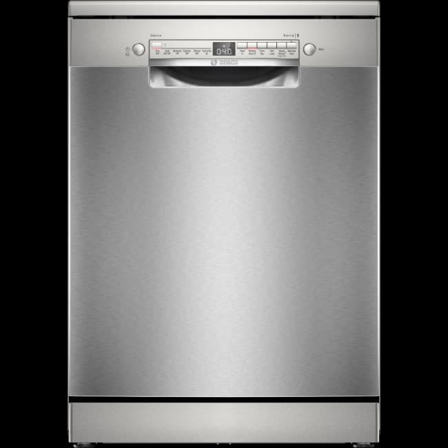 Bosch Series 2 Free-Standing Dishwasher 60cm - Brushed steel | SMS2HVI06G