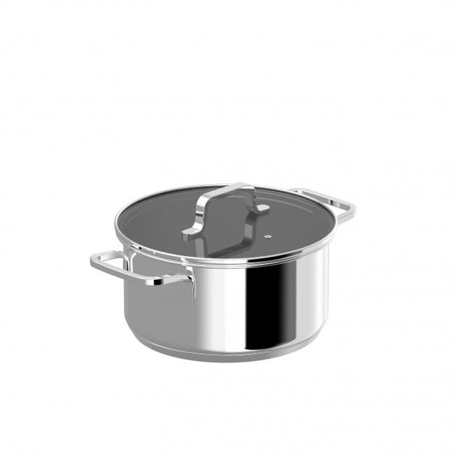 Berghoff 20cm Covered Casserole - Stainless Steel | 1315079