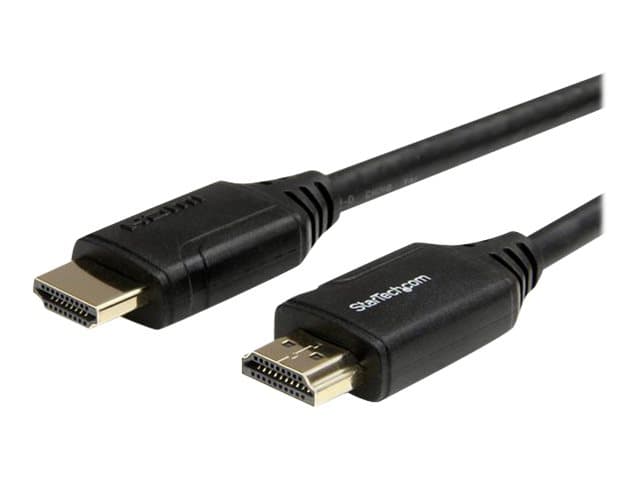 STARTECH.COM - Startech StarTech.com Premium Certified High Speed HDMI 2.0 Cable with Ethernet - 10ft 3m - Ultra HD 4K 60Hz - 10 feet HDMI Male to Male Cord - 30AWG (HDMM3MP) - HDMI cable with Ethernet - 3 m