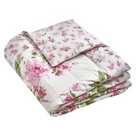 Avebury Floral Throw Cream